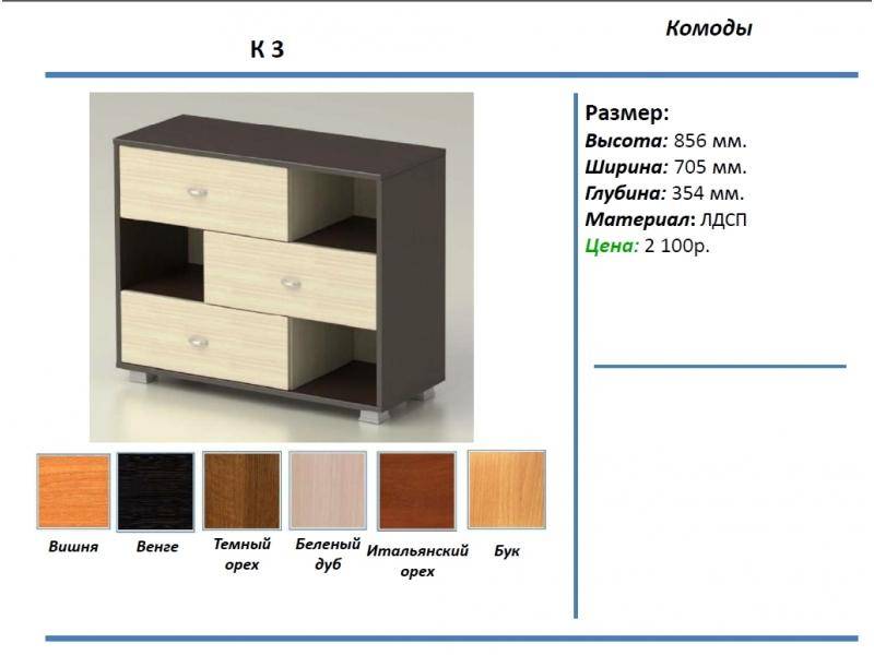 комод к3 во Владимире