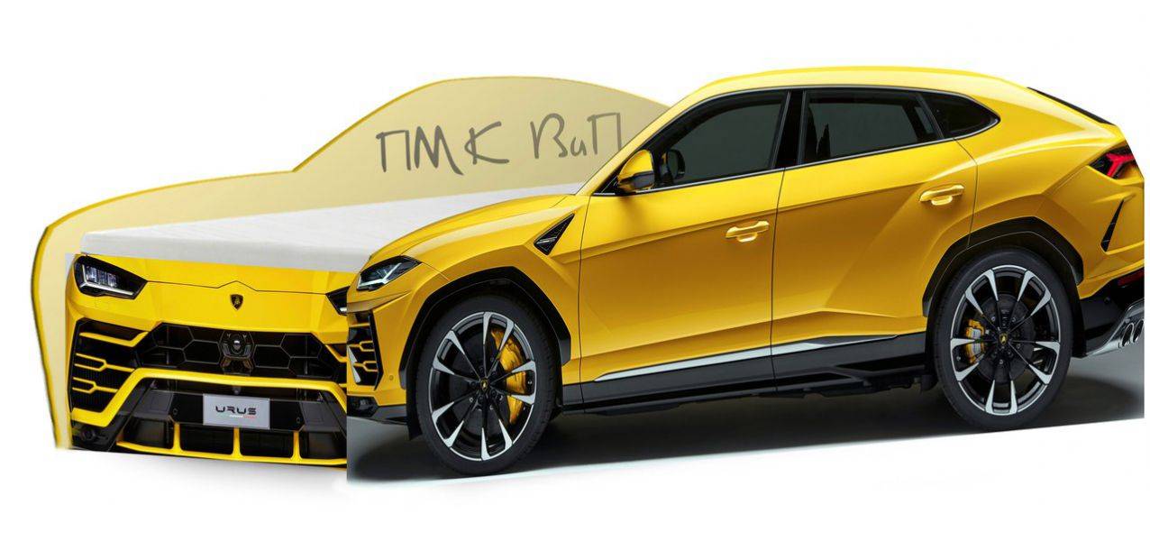 кровать-машинка lamborghini urus во Владимире