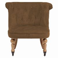 кресло amelie french country chair коричневое во Владимире