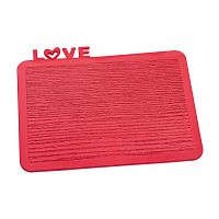 разделочная доска happy board love, красная во Владимире