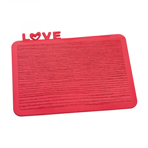 разделочная доска happy board love, красная во Владимире