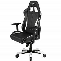 кресло геймерское dxracer king ks57 черно-белое во Владимире