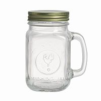 кружка с крышкой bormioli rocco drinking jar во Владимире