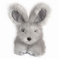 игрушка зайчик (серый) натуральный мех норки во Владимире