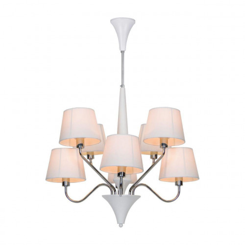 подвесная люстра arte lamp a1528lm-8wh белая во Владимире