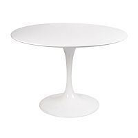 стол eero saarinen style tulip table mdf d100 глянцевый белый во Владимире