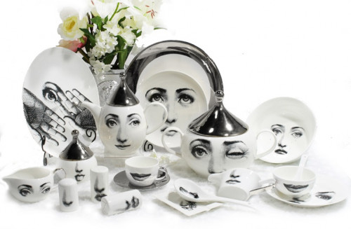 столовый сервиз пьеро форназетти silver faces во Владимире