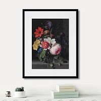 картина: a peony, an iris, a poppy anemones, 1710г. во Владимире