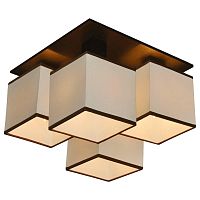 потолочная люстра arte lamp quadro a4402pl-4bk во Владимире