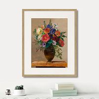 картина: summer flowers in a vase, 1835г. во Владимире
