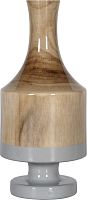 ваза настольная rustic chic wood grey во Владимире