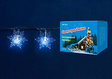светодиодная гирлянда «снежинки-1» 700см (07930) uniel uld-s0700-050/dta white ip20 snowflakes-1 во Владимире