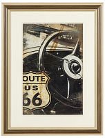 постер с паспарту в раме route 66 во Владимире
