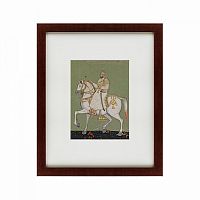 картина: an equestrian portrait of shah raju ii, 1670 во Владимире