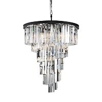 люстра helix clear от delight collection прозрачная/черная во Владимире
