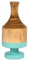 ваза настольная rustic chic wood blue во Владимире
