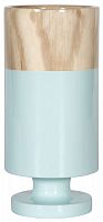 ваза настольная rustic chic tube wood blue во Владимире