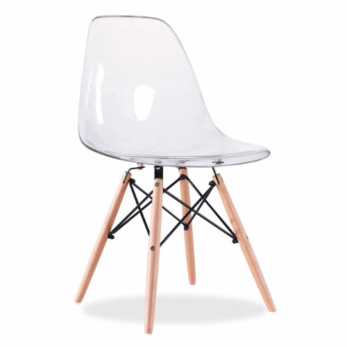 стул деревянный pc-015 прозрачный (eames style) во Владимире