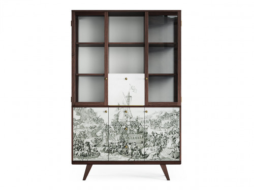 буфет thimon темный дуб с принтом во Владимире