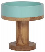 ваза настольная rustic chic bowl blue wood во Владимире