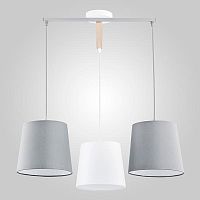 подвесная люстра tk lighting 1279 balance серая во Владимире