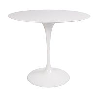 стол eero saarinen style tulip table mdf белый d90 глянцевый во Владимире