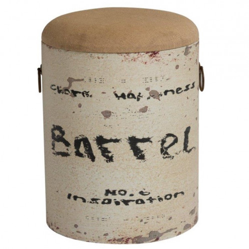 столик-табурет barrel white бежевый во Владимире