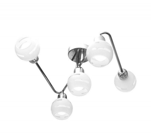 потолочная люстра idlamp agostina 361/5a-whitechrome во Владимире