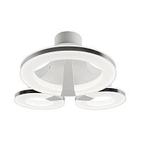 потолочный светодиодный светильник idlamp jenevra 397/3pf-ledwhitechrome во Владимире