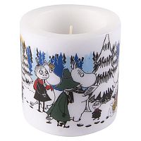 свеча большая moomin зимний лес, 8 см во Владимире
