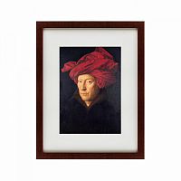 картина: portrait of a man in a chaperon (self-portrait), 1433 во Владимире