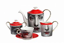 чайный сервиз faces пьеро форназетти red во Владимире