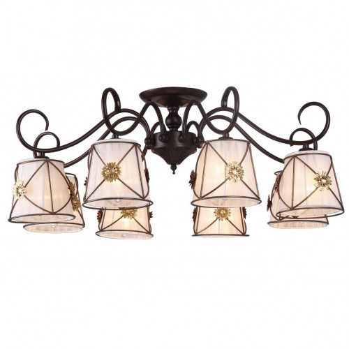 потолочная люстра arte lamp 72 a5495pl-8br во Владимире