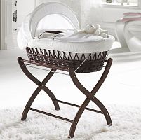 колыбель-переноска gift wicker moses basket темная, белое белье во Владимире
