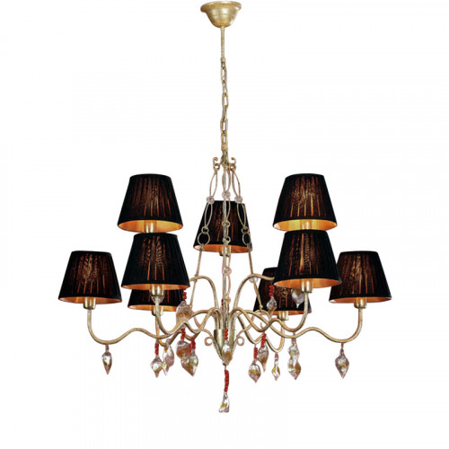 люстра coral от schuller золото/черная во Владимире