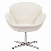 кресло swan chair кремовое во Владимире