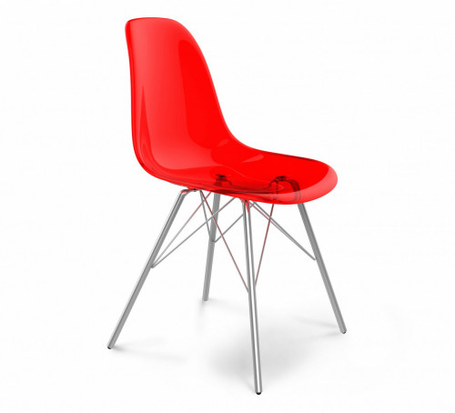 стул dsr красный s37 (eames style) во Владимире