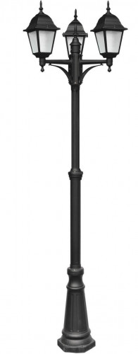 садово-парковый светильник arte lamp bremen a1017pa-3bk во Владимире
