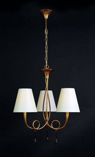 подвесная люстра mantra paola painted gold 3542 во Владимире
