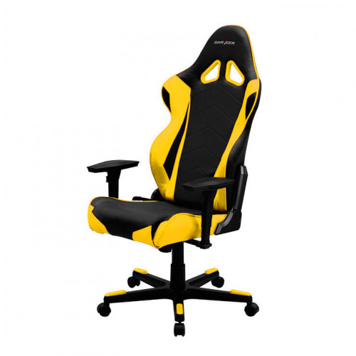 кресло геймерское dxracer racing re0 черно-желтое во Владимире