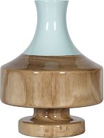 ваза настольная rustic chic vase blue wood во Владимире