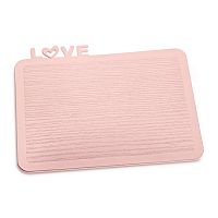 разделочная доска happy board love, розовая во Владимире