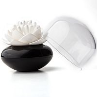 контейнер для хранения ватных палочек lotus черный-белый во Владимире