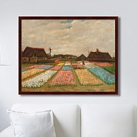 картина: flower beds in holland, 1883г. во Владимире