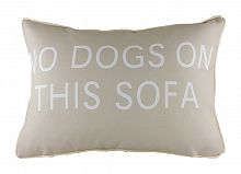 подушка с надписью no dogs on this sofa во Владимире