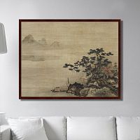 картина: autumn landscape in the style of sessh, 18 век во Владимире