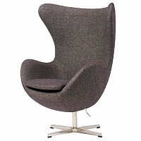 кресло egg chair серое во Владимире