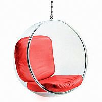 кресло bubble chair красное во Владимире