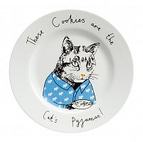 тарелка these cookies are the cat's pyjamas во Владимире