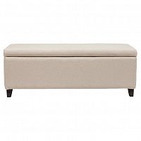 оттоманка dean upholstered storag бежевая во Владимире